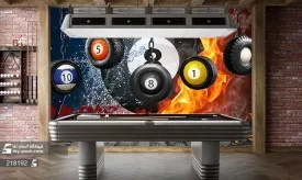 پوستر دیواری بیلیارد 