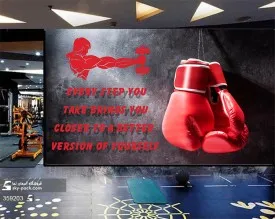 پوستر دیواری ورزشی بوکسر
